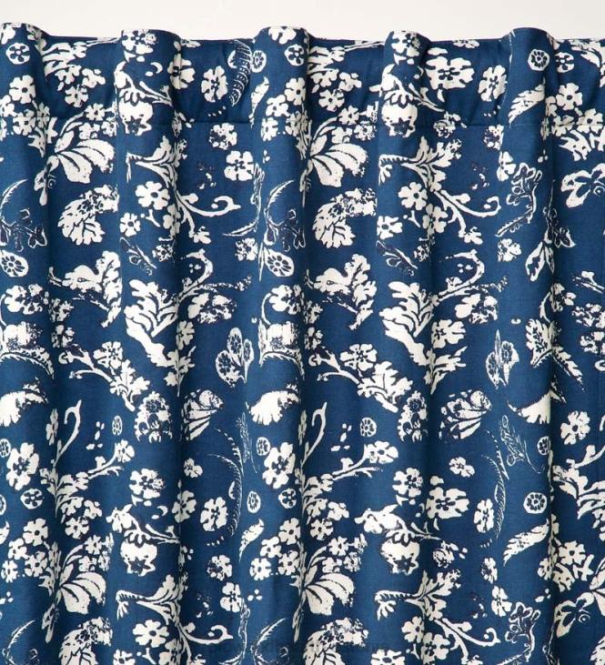 majatarbed 820L2576 lilleline damaskist varraste taskuga kodukootud isoleeritud kardinapaneel Plow & Hearth