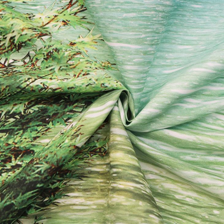 majatarbed 820L2592 Loodusest inspireeritud fotoreaalsed varrastega taskukardinapaneelid – karu stseen – 52 x 84 Plow & Hearth