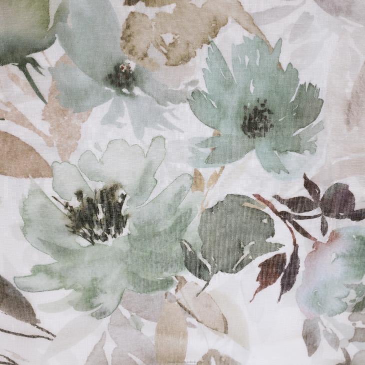 majatarbed 820L2596 poolläbipaistev flora läbiviiguga ülemine paneel – spaaroheline – 52 x 84 Plow & Hearth