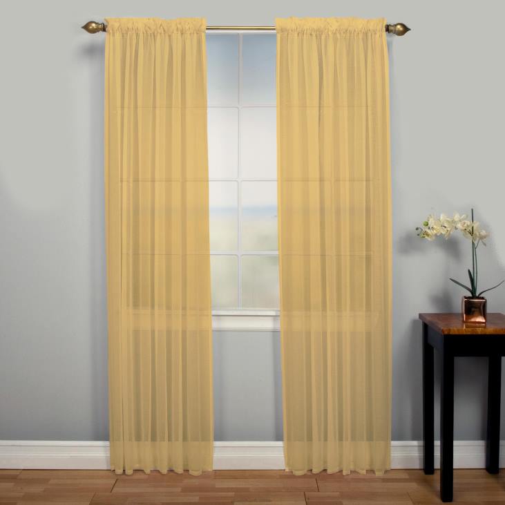 majatarbed 820L2597 layla 2 taskuga kardinapaneel - butterscotch - 52 x 63 Plow & Hearth