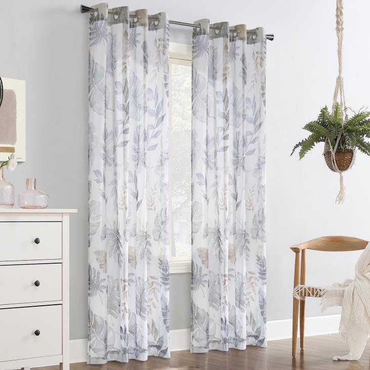 majatarbed 820L2601 ella lilledega läbipaistev ülemine paneel – taupe – 52 x 84 Plow & Hearth