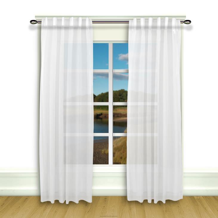 majatarbed 820L2603 layla plisseeritud kardinapaneelide paarid - butterscotch - 63 x 104 Plow & Hearth