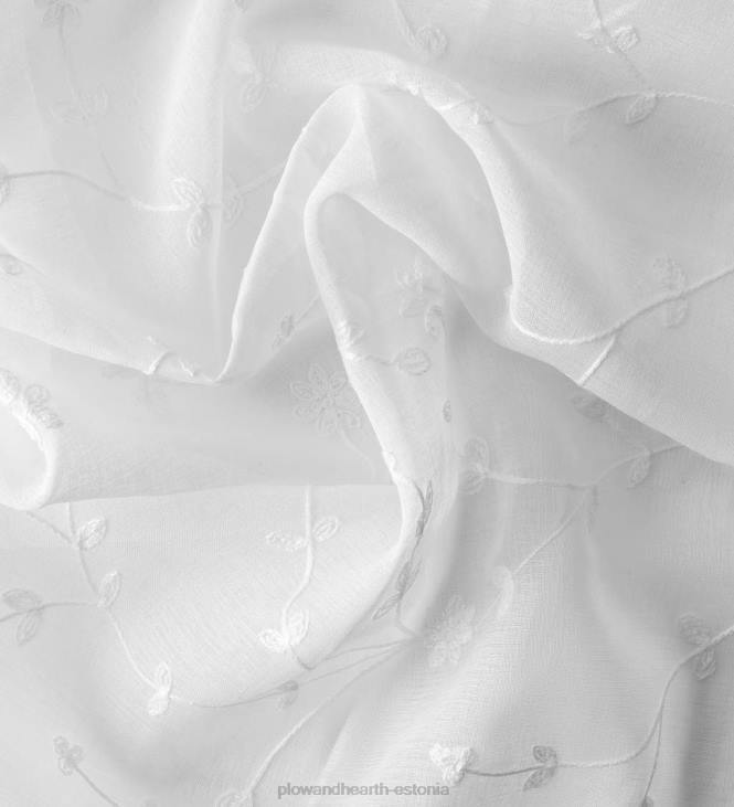 majatarbed 820L2604 läbipaistvad õitega kardinad Plow & Hearth