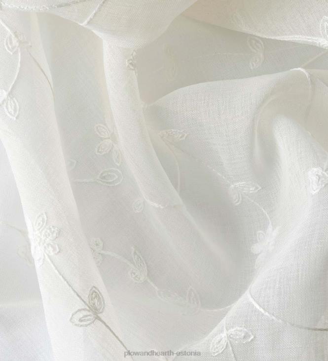 majatarbed 820L2604 läbipaistvad õitega kardinad Plow & Hearth