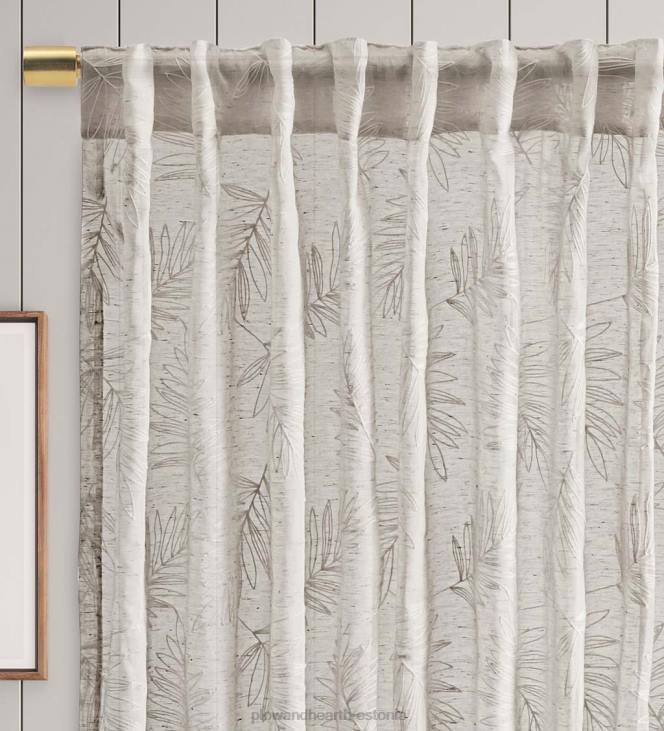 majatarbed 820L2610 läbipaistvad lehtkardinad Plow & Hearth