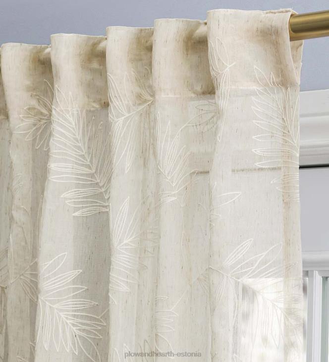 majatarbed 820L2610 läbipaistvad lehtkardinad Plow & Hearth