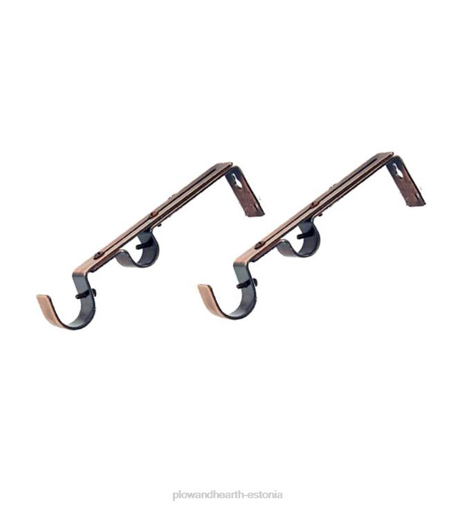 majatarbed 820L2637 topeltvardad klambrid, paar - espresso Plow & Hearth