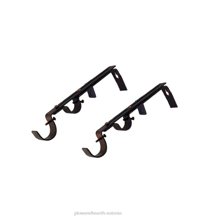 majatarbed 820L2637 topeltvardad klambrid, paar - espresso Plow & Hearth