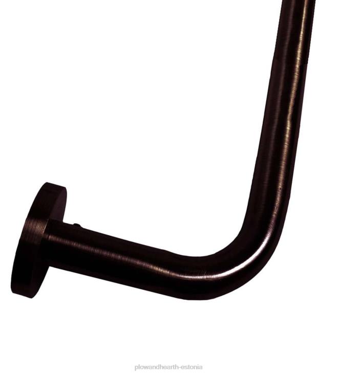 majatarbed 820L2643 reguleeritav erkeri kardinapuu komplekt - espresso Plow & Hearth