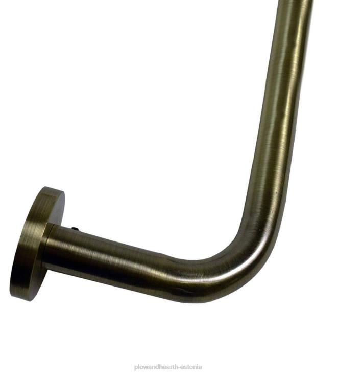 majatarbed 820L2643 reguleeritav erkeri kardinapuu komplekt - espresso Plow & Hearth