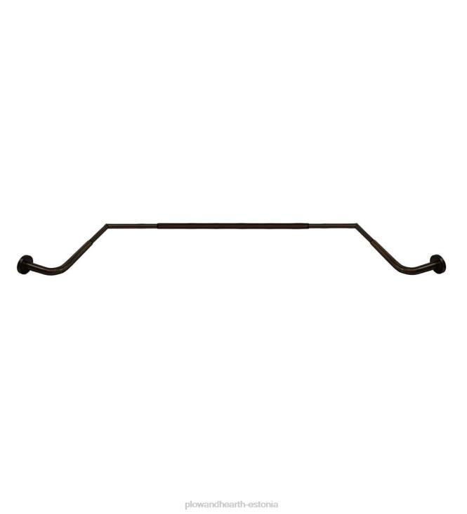 majatarbed 820L2643 reguleeritav erkeri kardinapuu komplekt - espresso Plow & Hearth