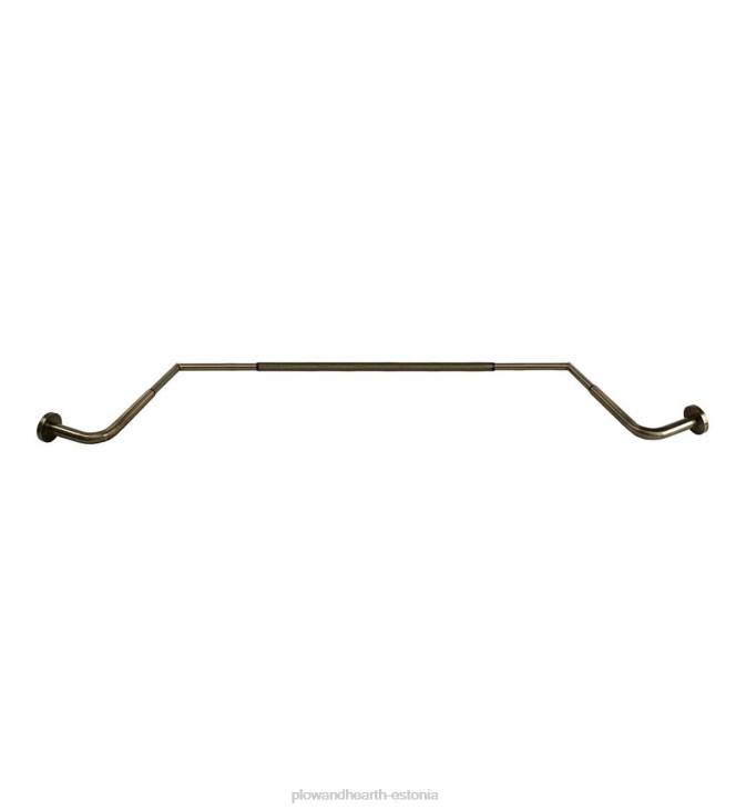 majatarbed 820L2643 reguleeritav erkeri kardinapuu komplekt - espresso Plow & Hearth