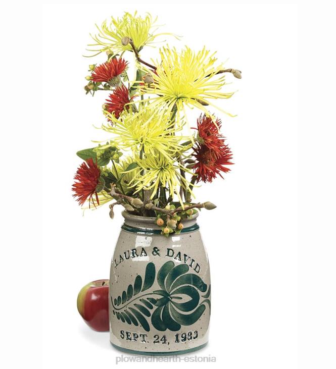 majatarbed 820L2351 isikupärastatud kivikeraamika pulmariie - roheline Plow & Hearth