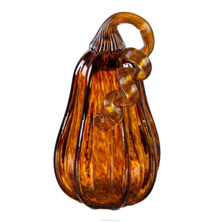 majatarbed 820L2359 klaasist kõrvitsa lauakaunistus, komplektis 4 Plow & Hearth