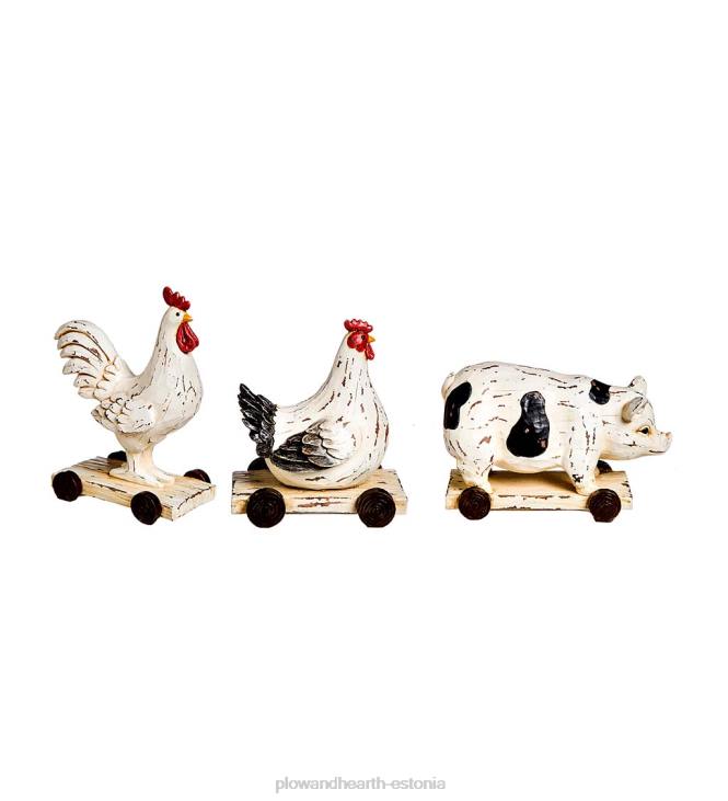 majatarbed 820L2364 taluloomade lauakaunistused, komplektis 3 Plow & Hearth