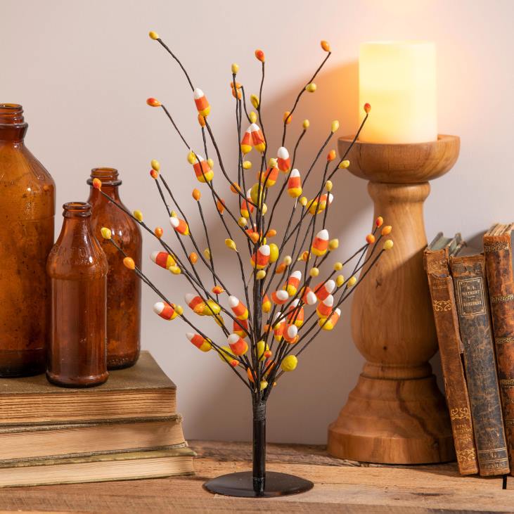 majatarbed 820L2378 halloweeni kommid maisi kunstlik lauapuu Plow & Hearth