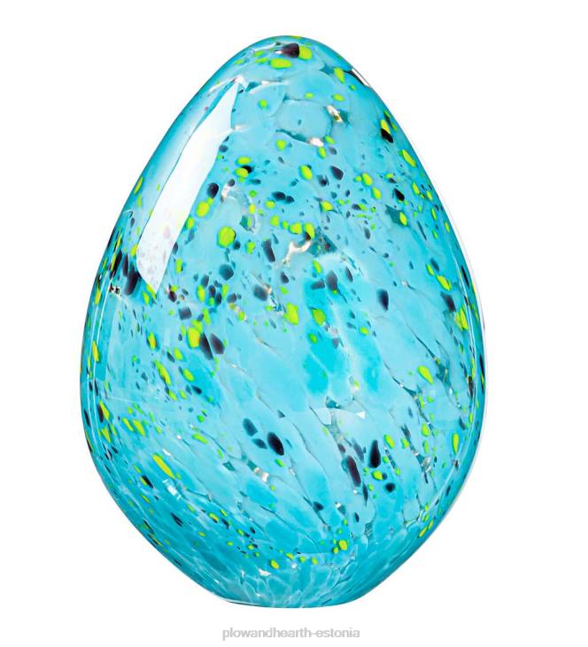 majatarbed 820L2402 värvilised klaasist lihavõttemunad, komplektis 4 Plow & Hearth