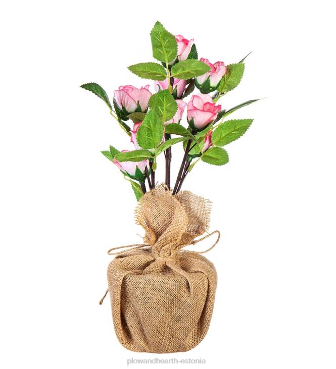 majatarbed 820L2408 valgustatud roosikimbu lauakaunistus Plow & Hearth