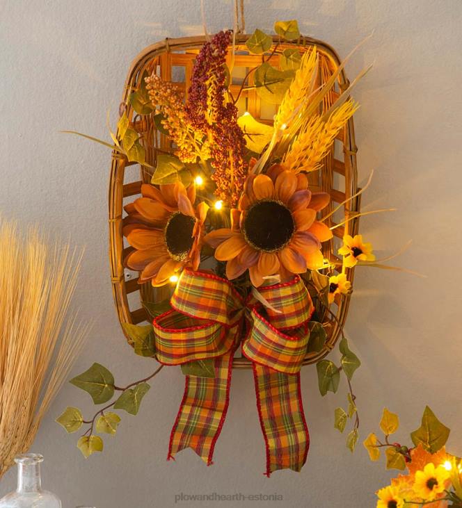 majatarbed 820L2418 valgustus saagikorv tubakakorvi seinariide Plow & Hearth