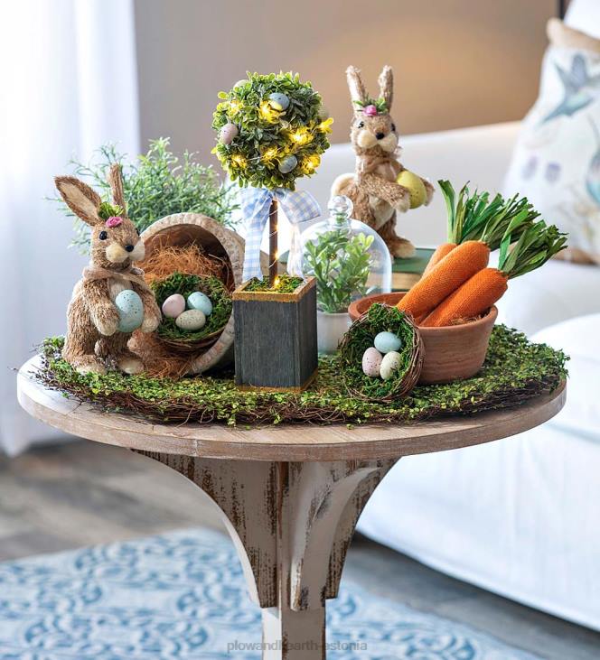 majatarbed 820L2433 valgustatud kunstlik topiaarne lauadekoor Plow & Hearth