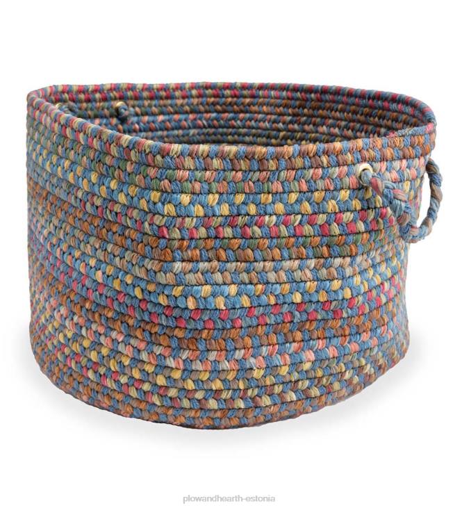 majatarbed 820L2438 afton mountain sise-/välistingimustes polüpropüleenist punutud korv sangadega - pärlmutter Plow & Hearth