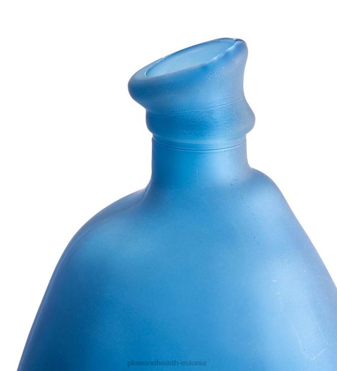 majatarbed 820L2471 taaskasutatud kõrge mattklaasist õhupallivaas - merevärv Plow & Hearth