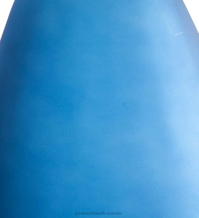 majatarbed 820L2471 taaskasutatud kõrge mattklaasist õhupallivaas - merevärv Plow & Hearth