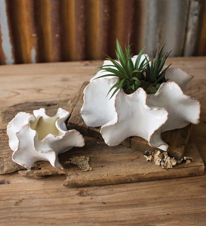 majatarbed 820L2478 Orgaaniliste keraamiliste istutusmasinate komplekt 2 Plow & Hearth