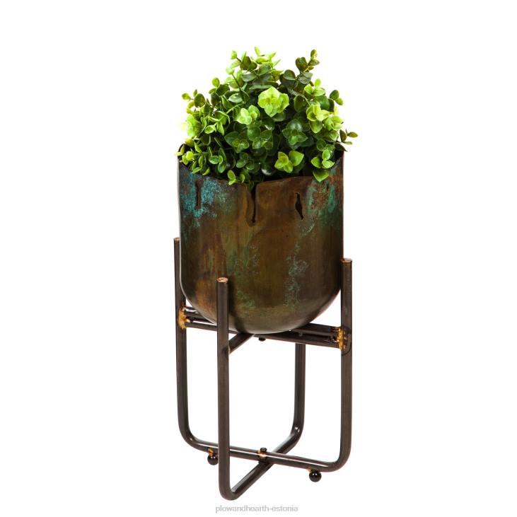 majatarbed 820L2486 metallist paatina viimistlusega istutusmasinad, komplektis 3 Plow & Hearth