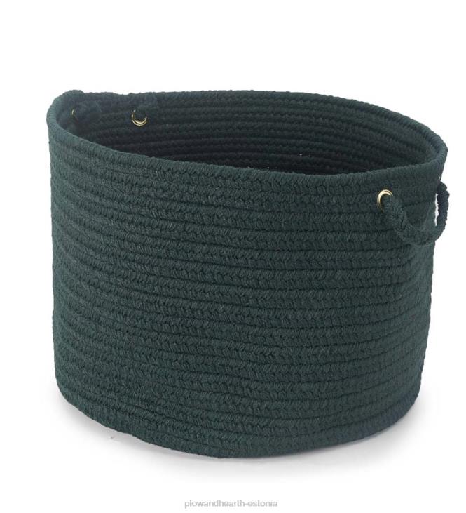 majatarbed 820L2487 punutud polypro roanoke korv sangadega - must multi Plow & Hearth