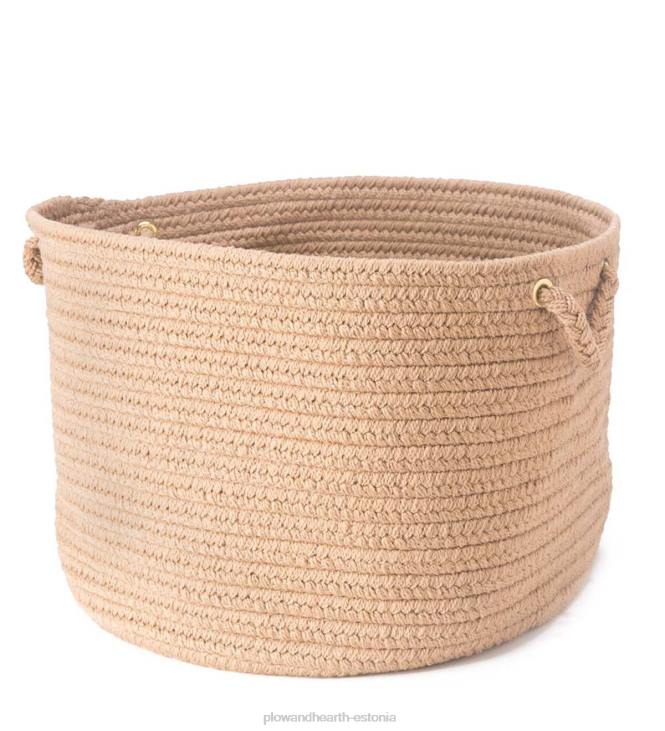 majatarbed 820L2487 punutud polypro roanoke korv sangadega - must multi Plow & Hearth