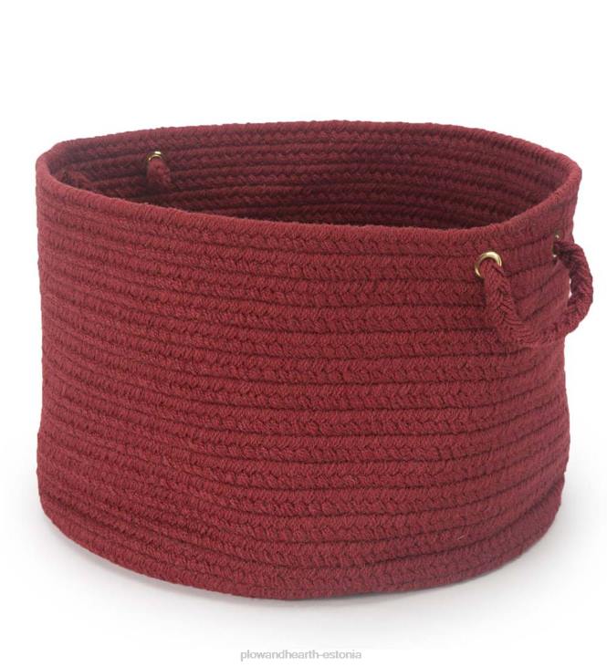 majatarbed 820L2487 punutud polypro roanoke korv sangadega - must multi Plow & Hearth