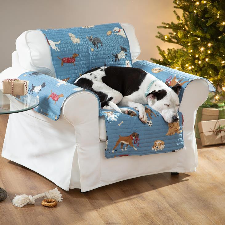 majatarbed 820L2545 kaitsev lemmikloomamööbli kate, sinine koerapargi kujundus Plow & Hearth