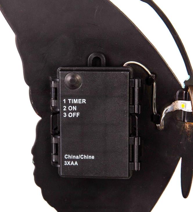 majatarbed 820L2387 valgustatud laserlõikega liblikaseina kunst Plow & Hearth