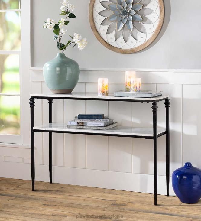 majatarbed 820L2466 puidust ja metallist valmistatud lilleline seinakunst Plow & Hearth