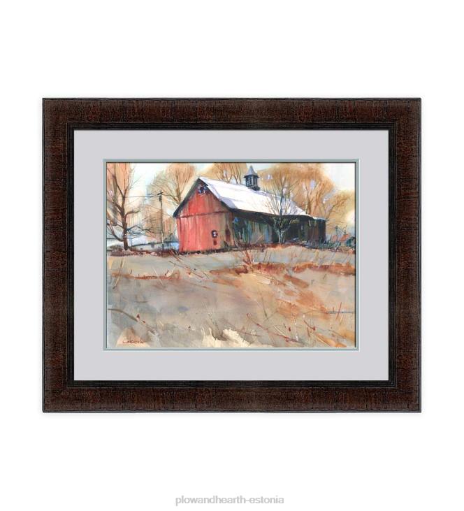 majatarbed 820L2524 vana Cumingtoni küüni raamitud seinamaaling Plow & Hearth