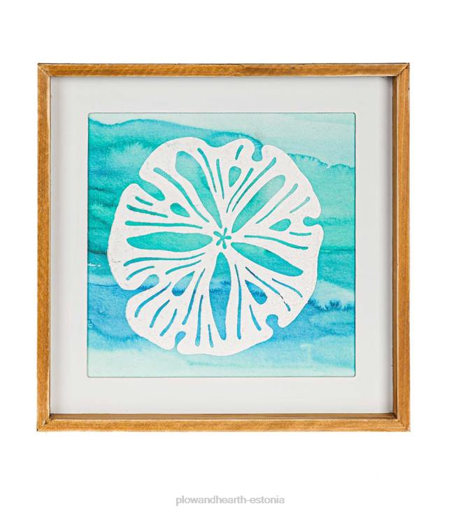 majatarbed 820L2543 liivadollari ja meritähega raamitud seinakunst, komplektis 2 Plow & Hearth