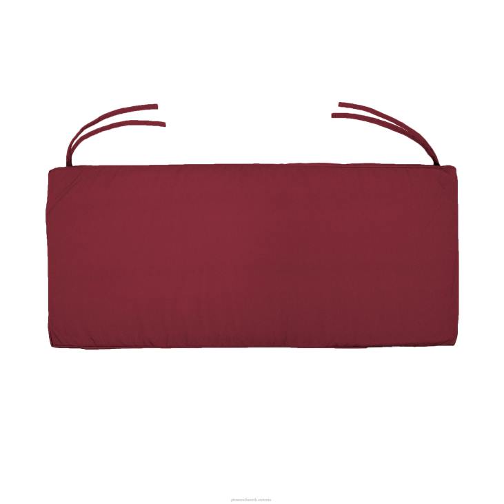 majatarbed 820L1189 polüestrist klassikaline kiige-/pingipadi, 36 x 16 x 3 - lilleline sketch põsepuna Plow & Hearth