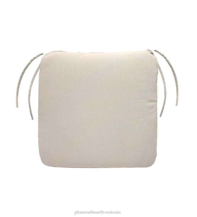 majatarbed 820L1194 polüester klassikaline lipsudega toolipadi, 19 1/2 x 19 x 3 - lilleline sketch põsepuna Plow & Hearth