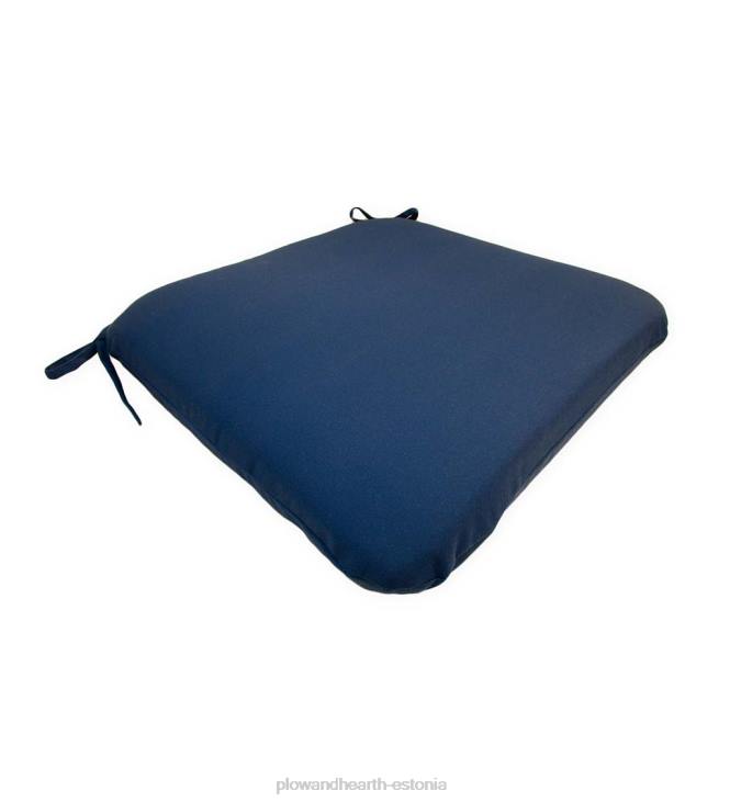 majatarbed 820L1194 polüester klassikaline lipsudega toolipadi, 19 1/2 x 19 x 3 - lilleline sketch põsepuna Plow & Hearth