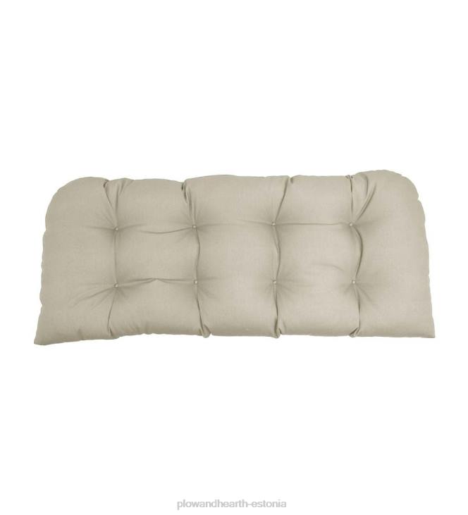 majatarbed 820L3128 klassikaline ümar kiige-/pingipadi, 41 3/4 x 18 3/4 x 3 - vaikne sinine Plow & Hearth