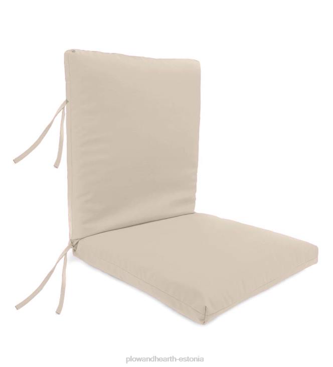 majatarbed 820L3139 klassikaline klubitooli padi lipsudega, 22 x 44 x 4 - palermo triip Plow & Hearth