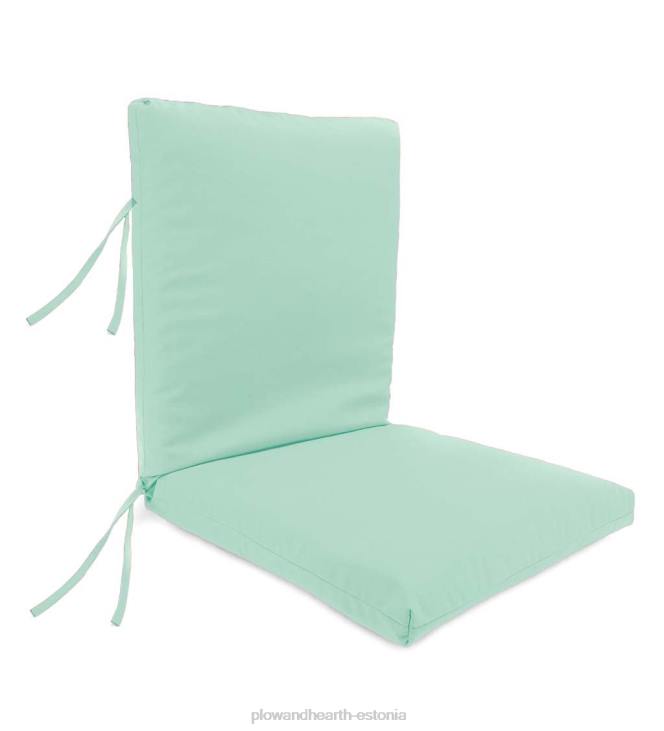 majatarbed 820L3139 klassikaline klubitooli padi lipsudega, 22 x 44 x 4 - palermo triip Plow & Hearth