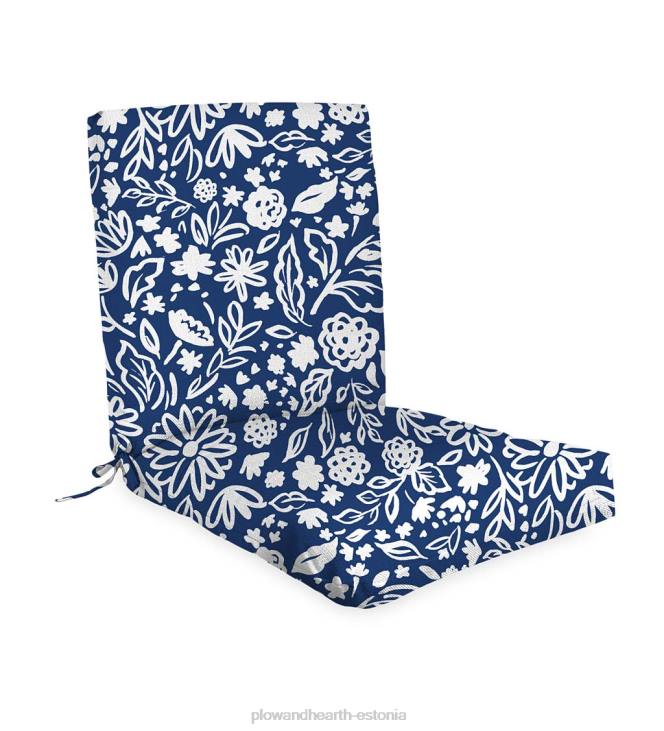 majatarbed 820L3210 polüestrist klassikalised toolipadjad, hingedega disain koos sidemetega Plow & Hearth