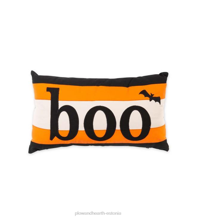 majatarbed 820L1238 sise-/väljas halloween boo nimme puuvillast padi Plow & Hearth