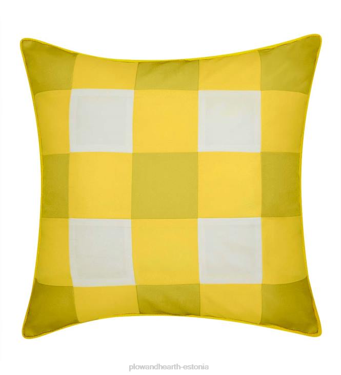 majatarbed 820L1250 sise/väljas särav pühvli ruuduline viskepadi - fuschia Plow & Hearth