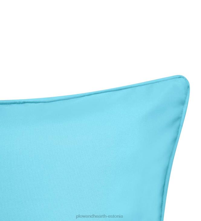 majatarbed 820L1252 sise-/väljas tikitud kiiliga nimmepadi - tumesinine Plow & Hearth