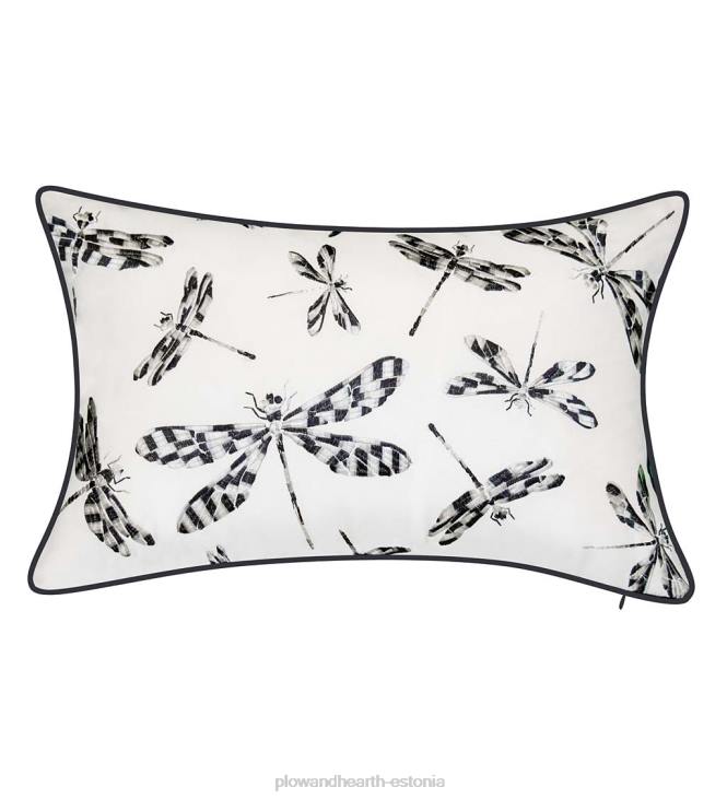 majatarbed 820L1252 sise-/väljas tikitud kiiliga nimmepadi - tumesinine Plow & Hearth