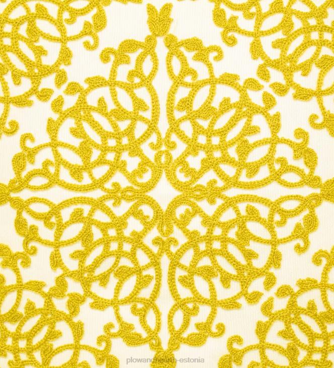 majatarbed 820L1261 sise-/väljas tikitud pitsiline padi - must Plow & Hearth