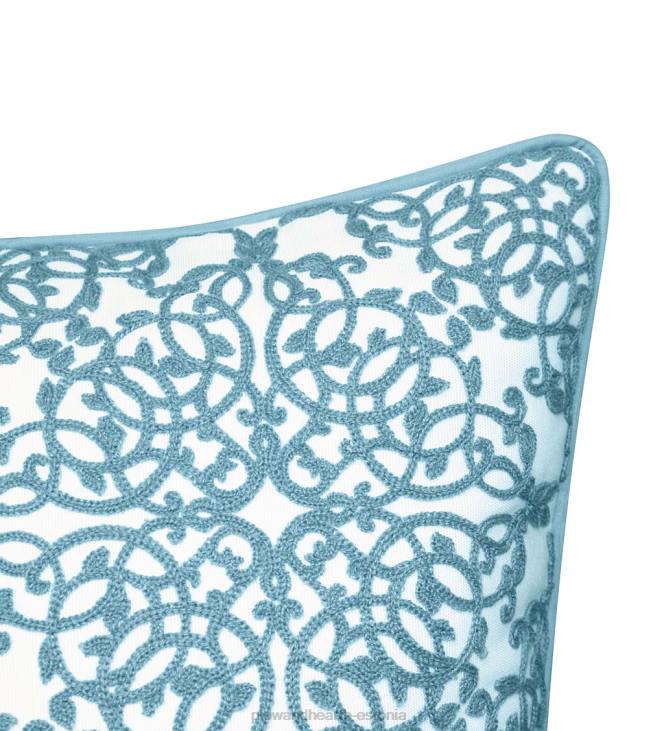 majatarbed 820L1261 sise-/väljas tikitud pitsiline padi - must Plow & Hearth